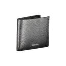 Calvin Klein Schwarzes Leder Portemonnaie
