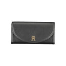 Tommy Hilfiger Schwarzes Portemonnaie aus Polyethylen