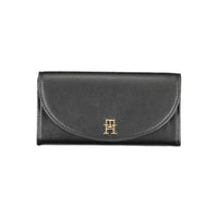 Tommy Hilfiger Schwarzes Portemonnaie aus Polyethylen