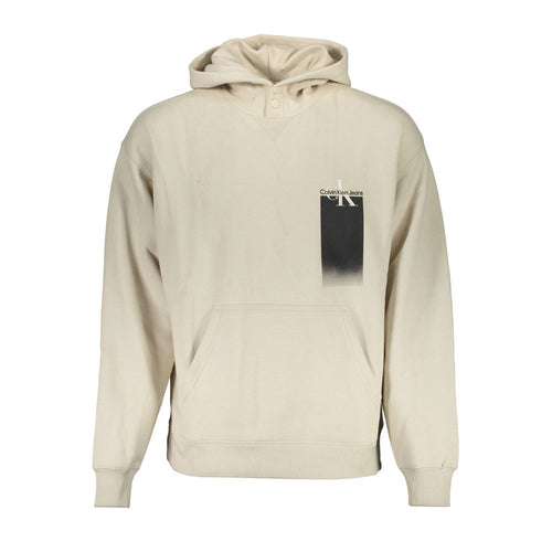 Calvin Klein cotton sweatshirt in beige