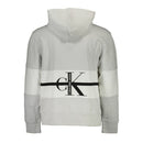 Calvin Klein Grauer Baumwollpullover für Männer