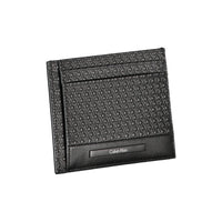 Calvin Klein Schwarzes Leder Portemonnaie