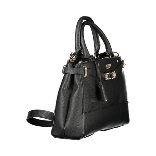 Guess Jeans Schwarze Polyethylen-Handtasche