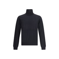 Jil Sander Black Wool Fleece Sweatshirt