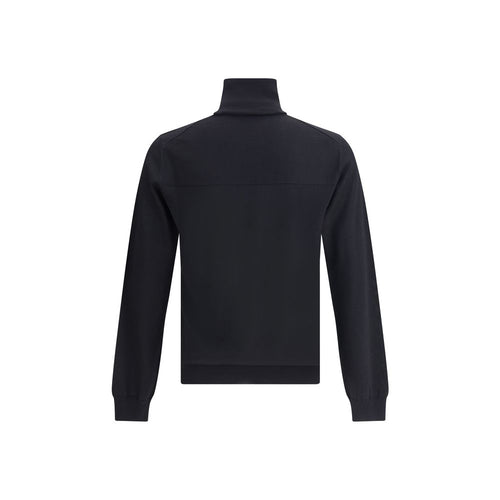Jil Sander Black Wool Fleece Sweatshirt