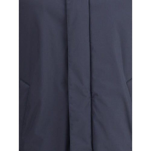 Herno Blauer Gänsedaunenmantel