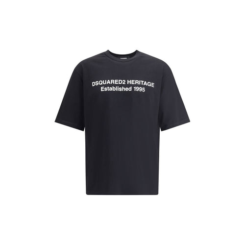 Dsquared² Baumwoll-T-Shirt in Schwarz