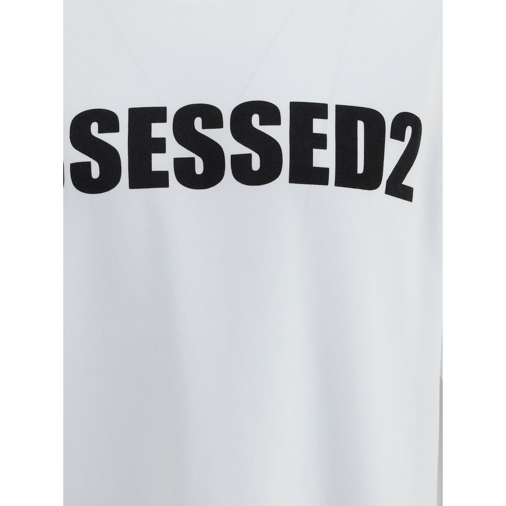 Dsquared² Baumwoll-T-Shirt in Weiß