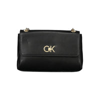 Calvin Klein Schwarze Polyester Handtasche