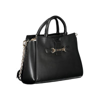 Guess Jeans Schwarze Polyethylen-Handtasche