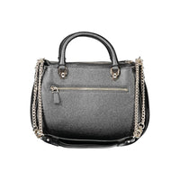 Guess Jeans Schwarze Polyethylen-Handtasche