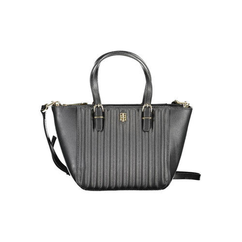 Tommy Hilfiger Schwarze Polyethylen-Handtasche
