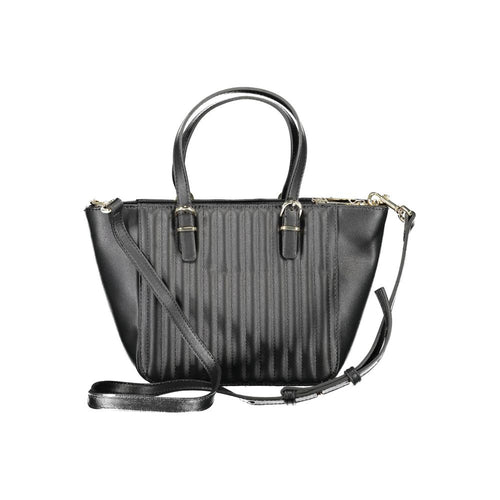 Tommy Hilfiger Schwarze Polyethylen-Handtasche