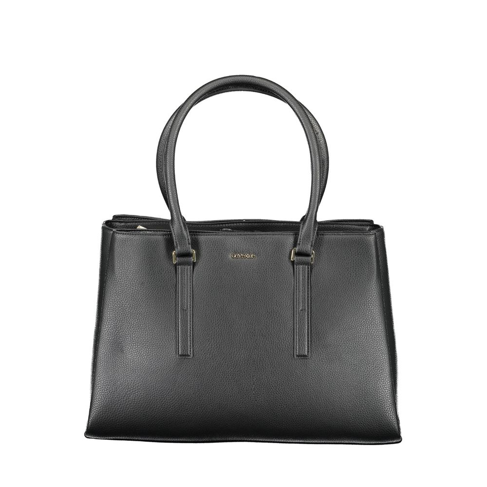 Calvin Klein Schwarze Polyester Handtasche