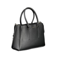 Calvin Klein Schwarze Polyester Handtasche