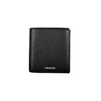 Calvin Klein Schwarzes Leder Portemonnaie