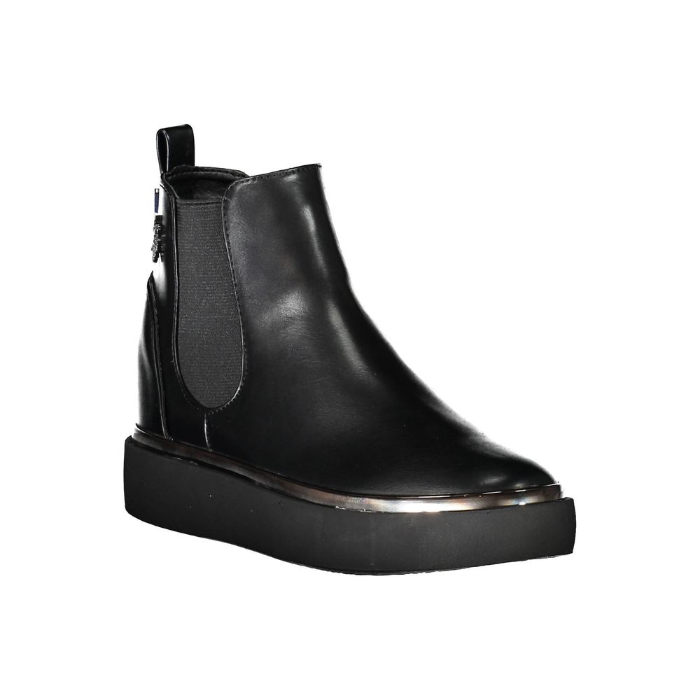U.S. POLO ASSN. Schwarzer Polyester-Stiefel