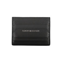 Tommy Hilfiger Schwarzes Leder Portemonnaie