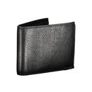 Calvin Klein Schwarzes Leder Portemonnaie