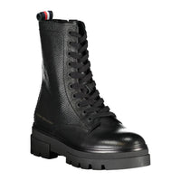 Tommy Hilfiger Schwarzer Polyester-Stiefel