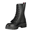 Tommy Hilfiger Schwarzer Polyester-Stiefel