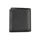 Calvin Klein Schwarzes Leder Portemonnaie