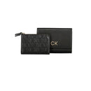 Calvin Klein Schwarzes Polyester Portemonnaie