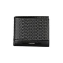 Calvin Klein Schwarzes Leder Portemonnaie