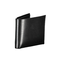 Calvin Klein Schwarzes Leder Portemonnaie