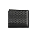 Calvin Klein Schwarzes Leder Portemonnaie