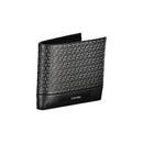 Calvin Klein Schwarzes Leder Portemonnaie