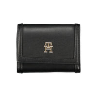 Tommy Hilfiger Schwarzes Portemonnaie aus Polyethylen