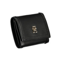 Tommy Hilfiger Schwarzes Portemonnaie aus Polyethylen