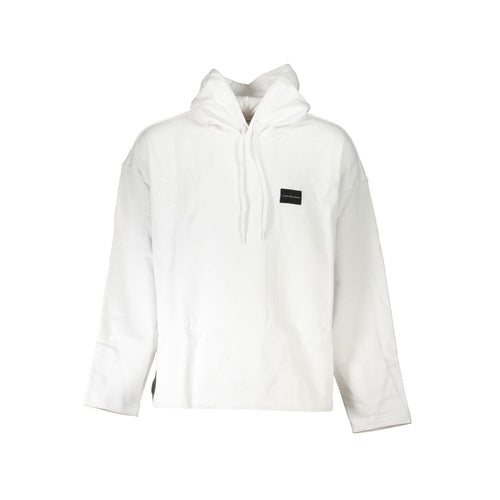 Calvin Klein cotton sweatshirt in white