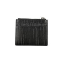 Calvin Klein Schwarzes Leder Portemonnaie