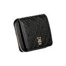 Tommy Hilfiger Schwarzes Portemonnaie aus Polyethylen