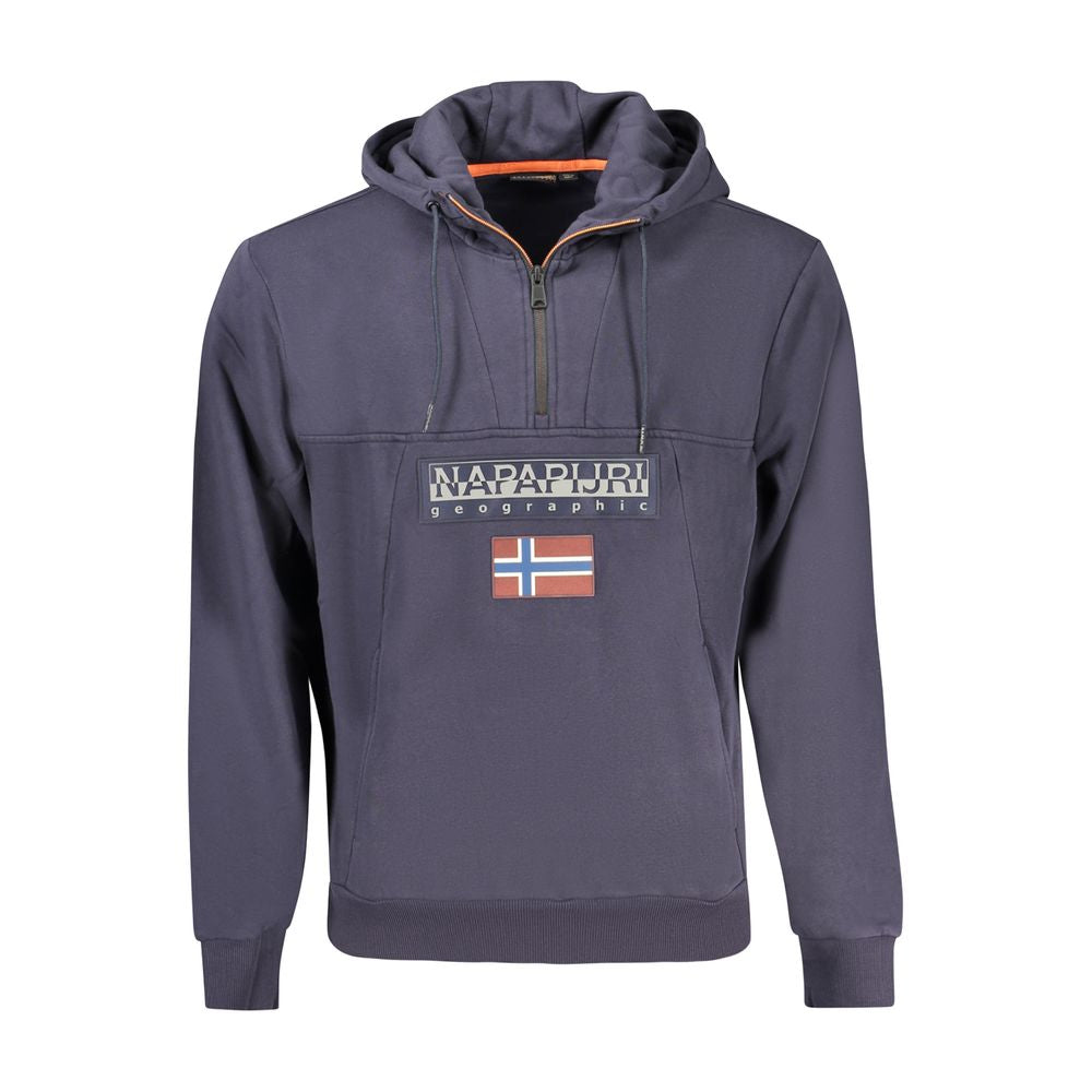 Napapijri Blauer Baumwoll-Sweatshirt