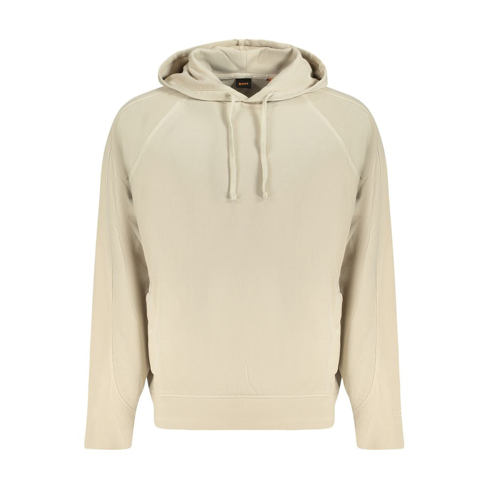 Hugo Boss Beigefarbener Baumwollpullover