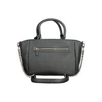 Guess Jeans Schwarze Polyethylen-Handtasche