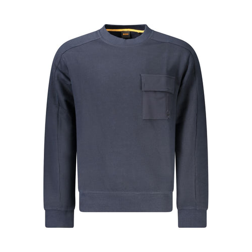 Hugo Boss Blauer Baumwoll-Sweatshirt