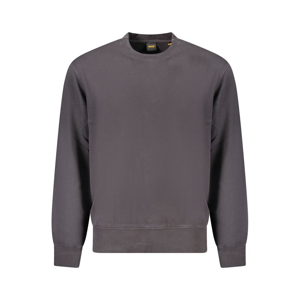 Hugo Boss Schwarzer Baumwollpullover