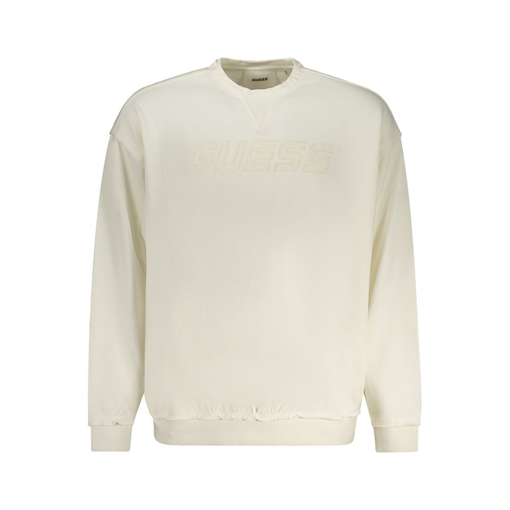 Guess Jeans Weißer Baumwollpullover