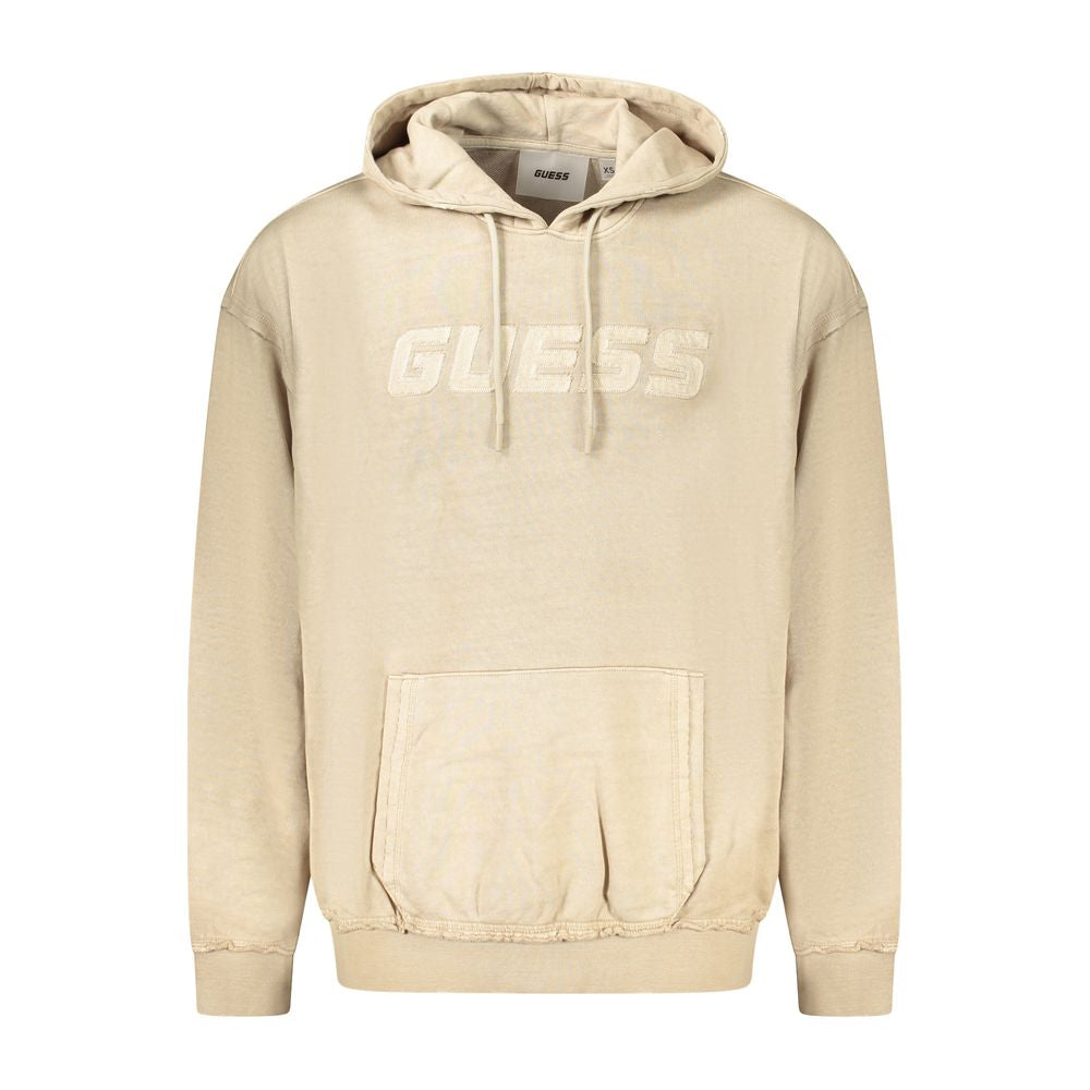 Guess Jeans Beigefarbener Baumwollpullover