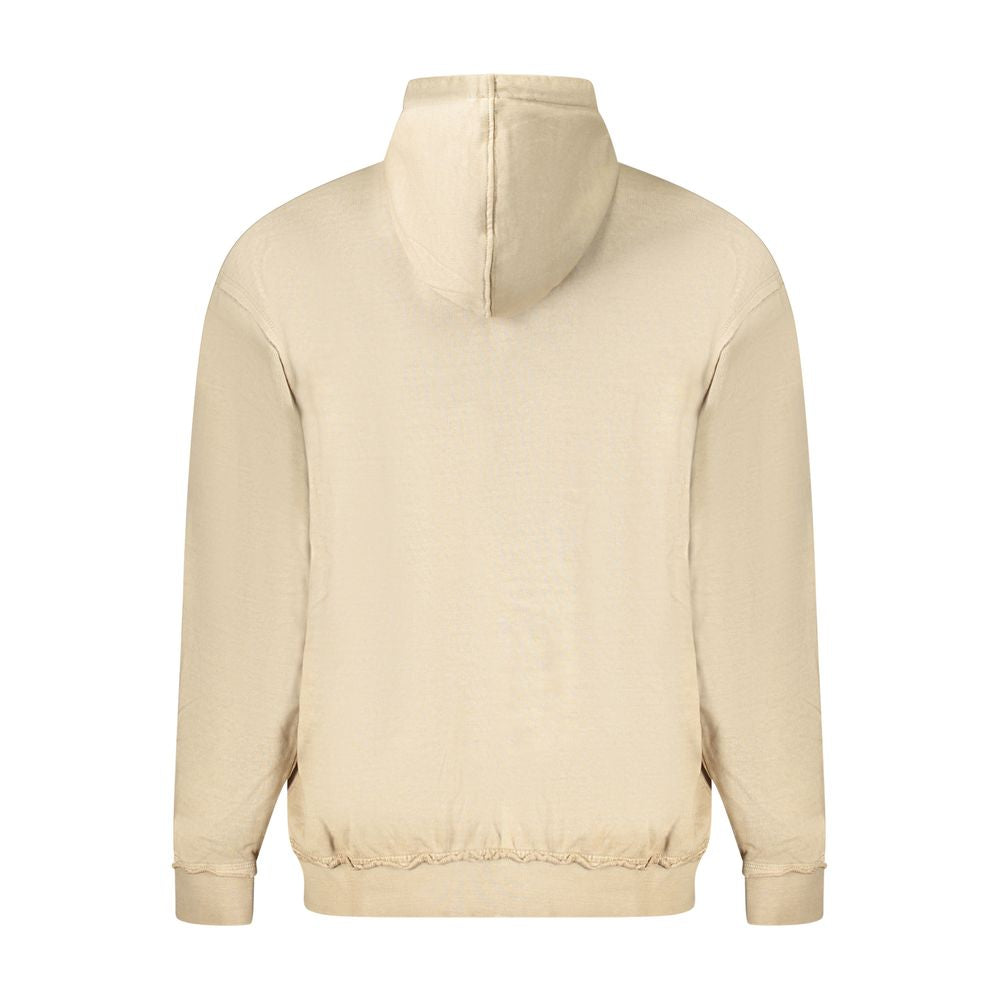 Guess Jeans Beigefarbener Baumwollpullover