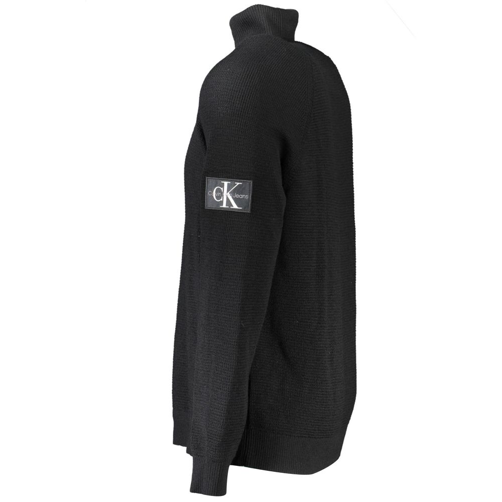 Calvin Klein Schwarzer Wollpullover