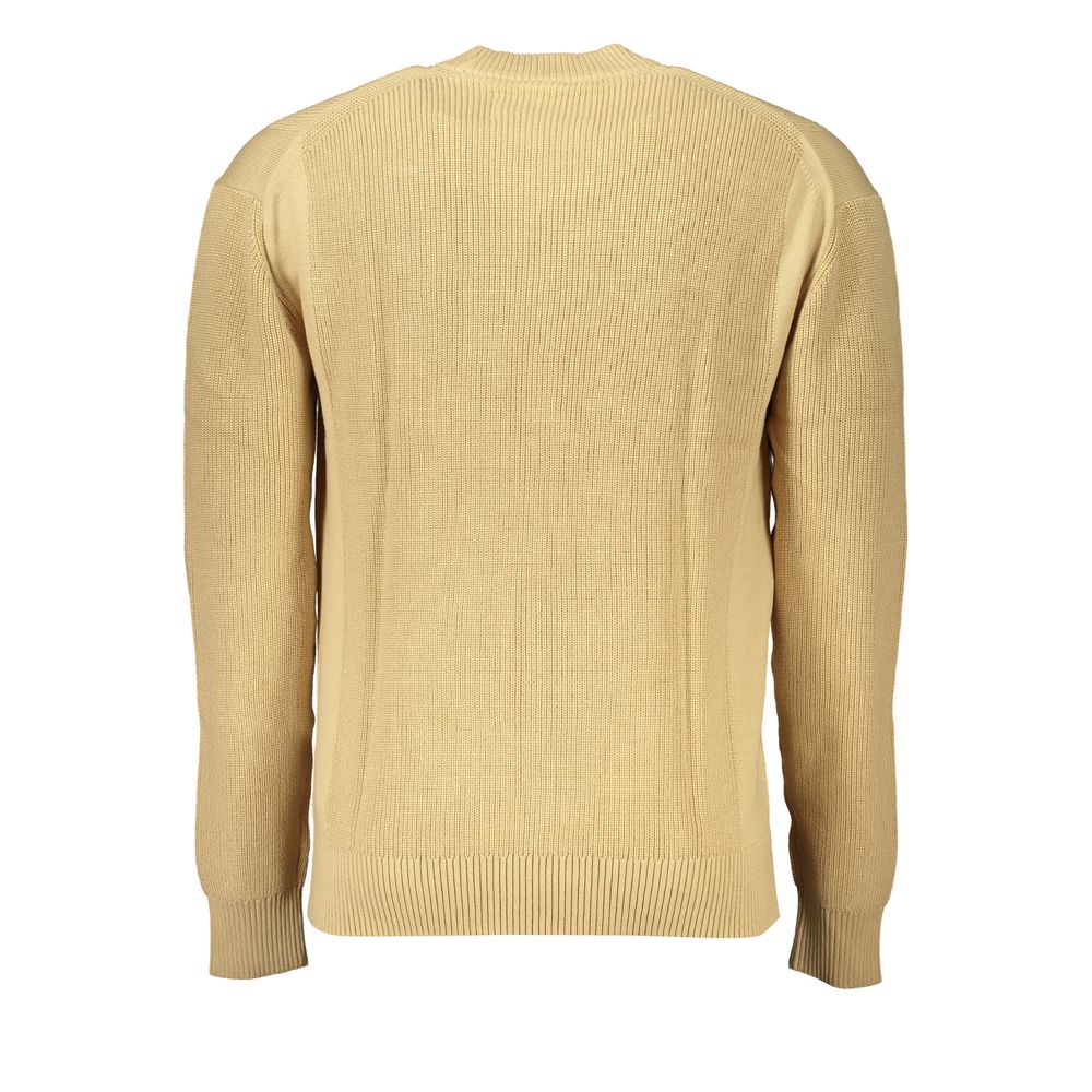 Calvin Klein Beigefarbener Baumwollpullover