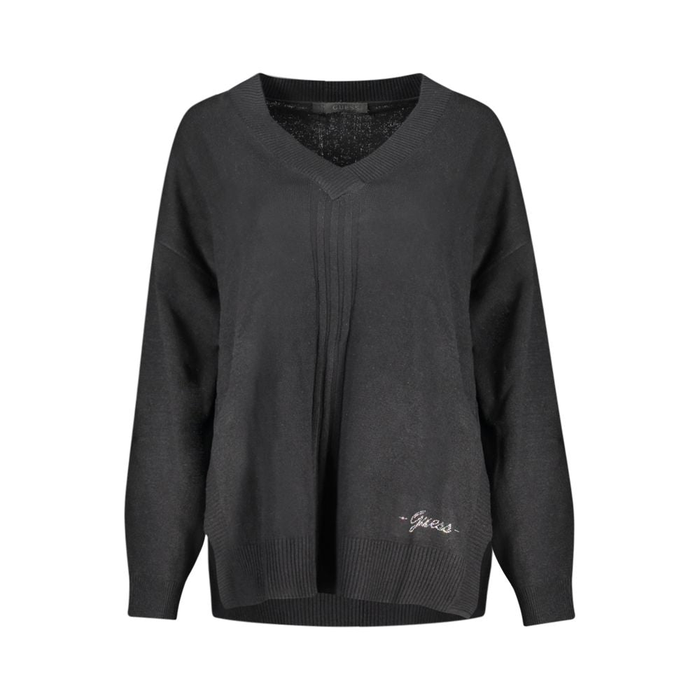 Guess Jeans Schwarzer Baumwollpullover