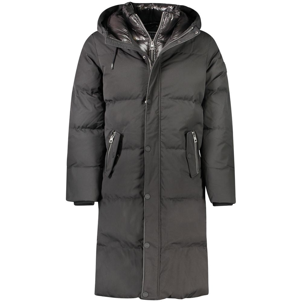 Guess Jeans Schwarze Polyester-Jacken & Mäntel