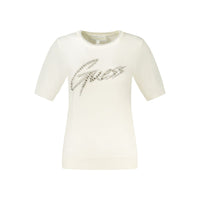 Guess Jeans Weißer Viskose-Pullover