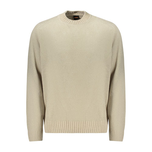 Hugo Boss Beigefarbener Baumwollpullover